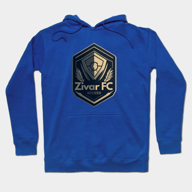 SCLG002 - Zivar FC Logo Hoodie by Tee Vibes Co.